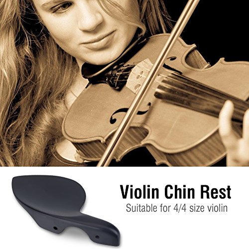 Violin Chin Rest With Standard Adjustable Metal Bracket For 4/4 Size Music Instrument Accessory #TOP5