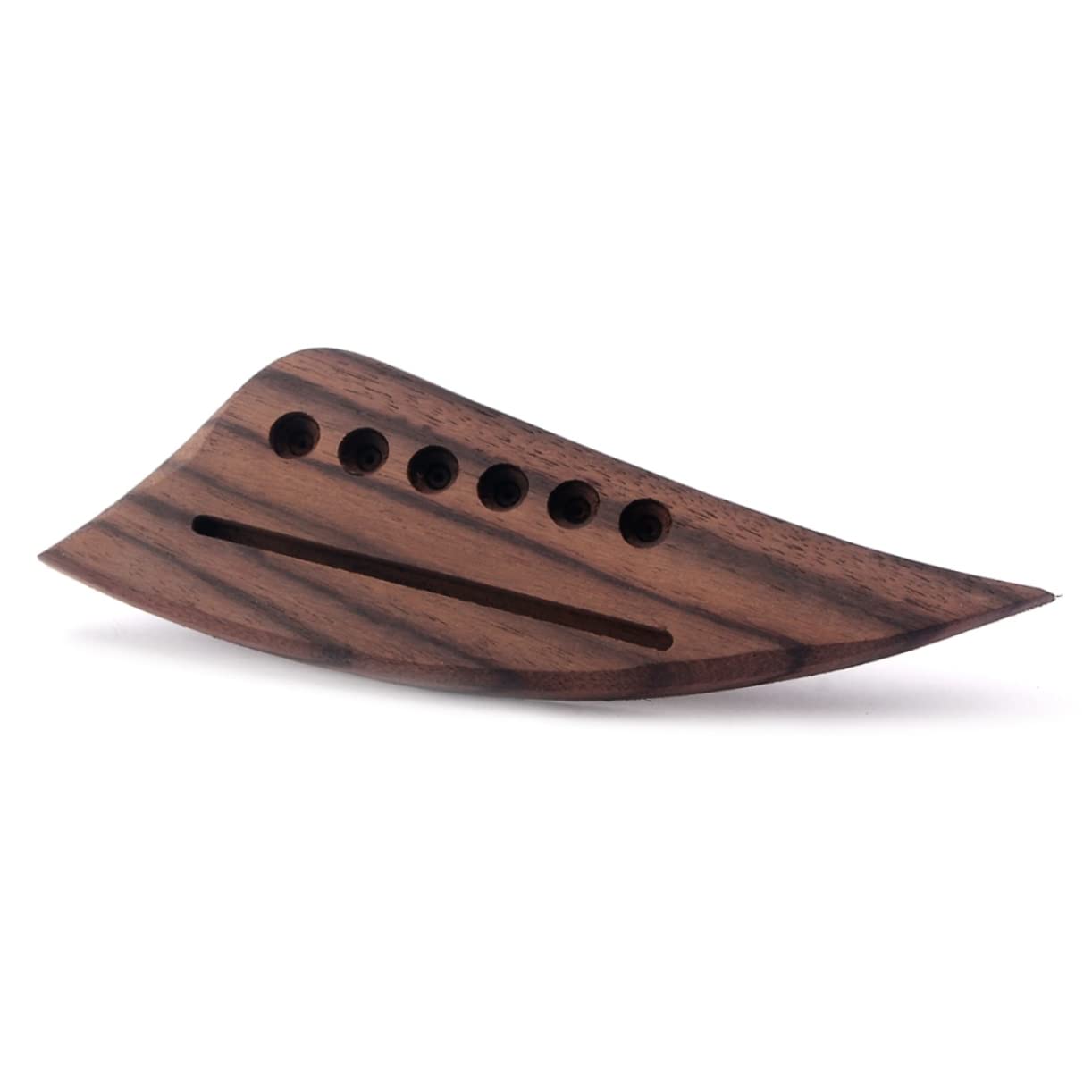 VANZACK 6 Strings Rosewood Guitar Bridge Strings Acoustic Replacement Part Fits Folk Guitar Easy to Install Vintage Design