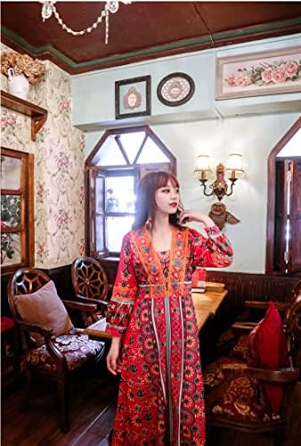 Amazon.co.jp: [kzzkoo] エスニック リゾート ワンピース マキシ