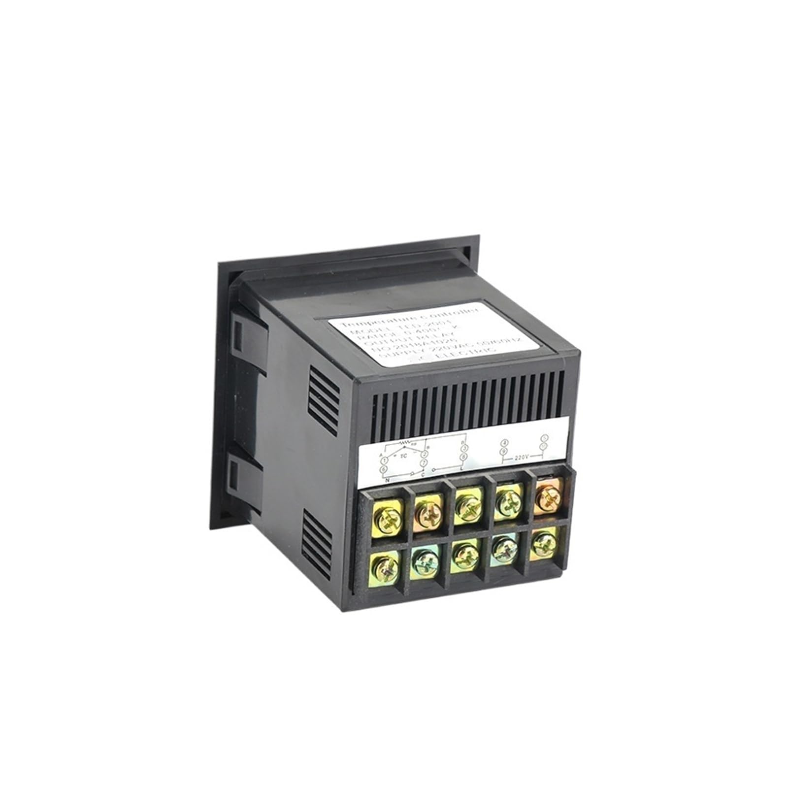 Cyfrowy regulator temperatury z termostatem Ted 72 x 72 mm, typ KJ PT100, AC 220V, pojedynczy przekaźnik wyjściowy, 0-100/200/300/400 (J 0-200)