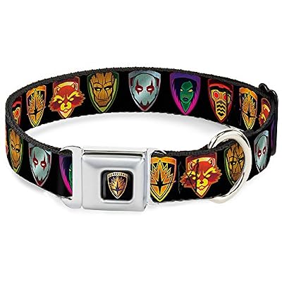 Buckle-Down DC-WMC111-L Collar de Perro con cinturón de Seguridad, Grande, Insignia de Guardianes de la Galaxia, Iconos de 5 Caracteres, Negro/Multicolor | Ya disponible en tu tienda friki favorita! En mundofriki.es! Buckle-Down DC-WMC111-L Collar de Perro con cinturón de Seguridad, Grande, Insignia de Guardianes de la Galaxia, Iconos de 5 Caracteres, Negro/Multicolor | Ya disponible en tu tienda friki favorita! En mundofriki.es!