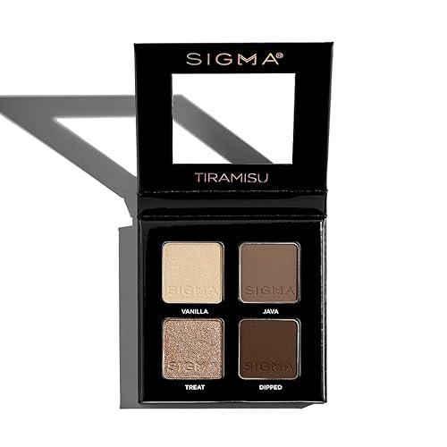 Paleta de sombras de ojos Quad de Sigma Beauty – Sombra de ojos para maquillaje Quad con una fórmula mantecosa y suave y tonos acumulables y