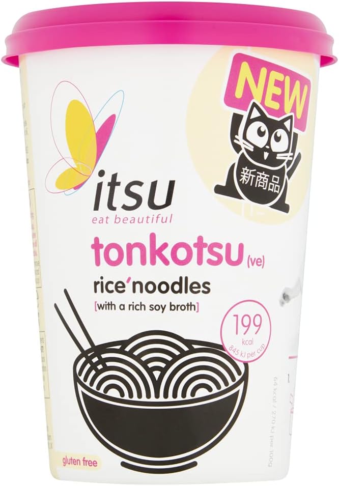 Itsu Tonkotsu Rice Noodles 63G Amazon.co.uk Grocery