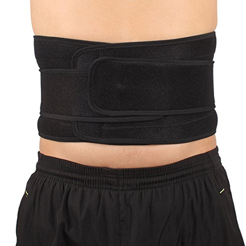 Faja lumbar respirable con soporte de silicona ajustable miniatura 1
