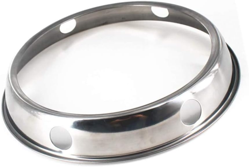 QHTY Wok Ring, Steel Wok Rack Wok Stand is Suitable for Kitchen Wok, 7.8Inch and 9Inch Reversible Size