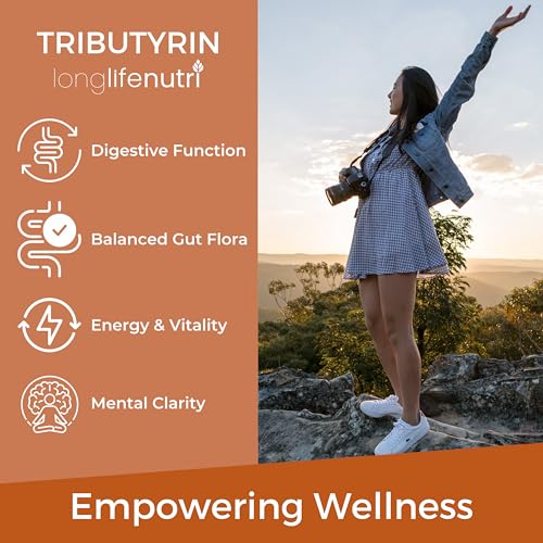 BioGutyrin – Tributyrin 500mg, Postbiotic Supplement for Gut Function & Nutrient Absorption, 120 Vegetarian Capsules, Butyric Acid for Butyrate Production, 4-Month Supply, GMP Certified, Made in USA - Thumbnail 4