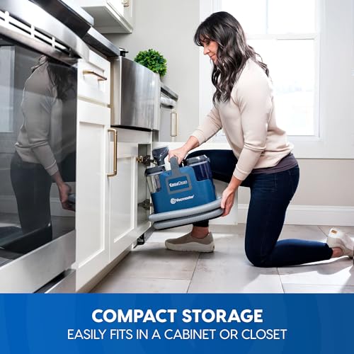 Vacmaster SCB0501 Aspirateur Nettoyeur de Tapis pour canapé, Tapis, Rembourrage, Voiture | Aspirateur Eau-Sec Forte Aspiration Lavage Eau décontamination | 500W, Bleu