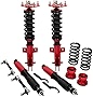 OCPTY Coilovers Suspension Lowering Kit Adjustable Height Full Coil Springs Struts Shock fit for 2005-2014 for Ford for Mustang