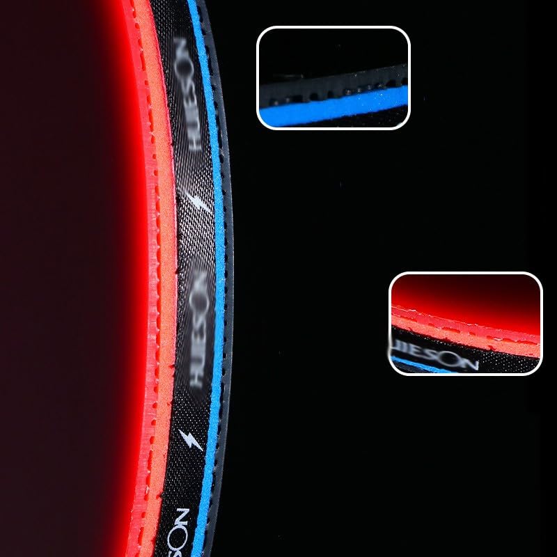 JITEM Professional Ping Pong Paddle, High Bounce and High Rotation Table Tennis Paddle, Offensive Table Tennis Racket for Professional Athletes and Coaches(Color:B), Size