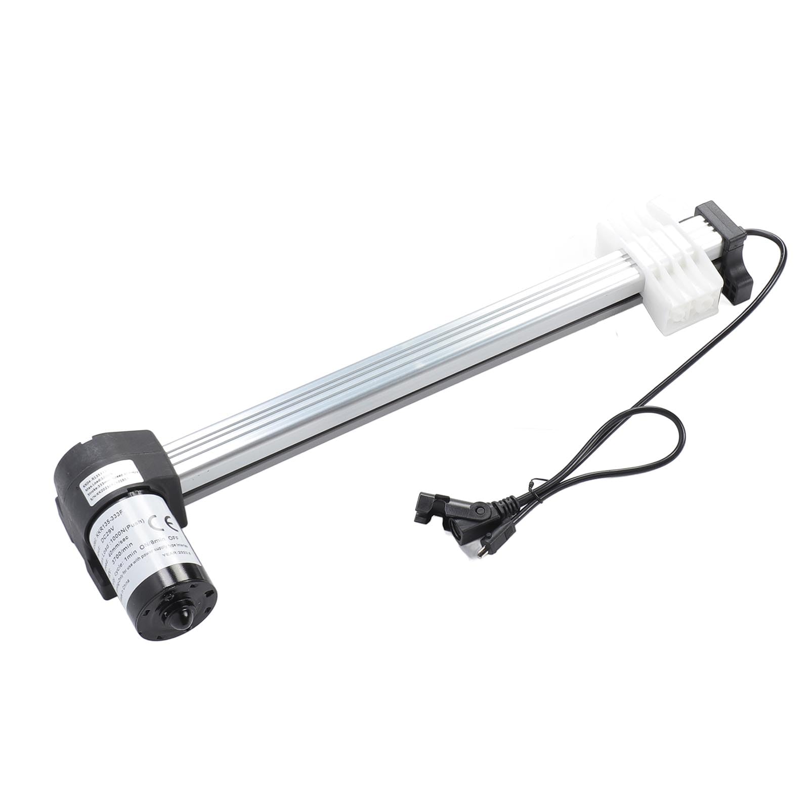Hub Linear Aktuator, DC 29V 230mm Elektrische Liegeantriebe mit Befestigungsclip, 1000N Maximallast Elektro Linear Teleskopmotor Sofa Lift Stühle Motor Gleichstrommotor für Elektrisches Bett Sofa