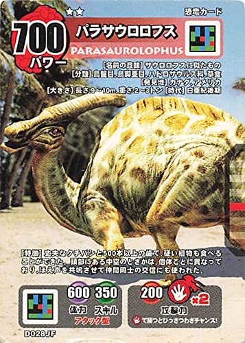 Amazon.co.jp: ダイノキングバトル カードパラサウロロフス 星2 D028JF