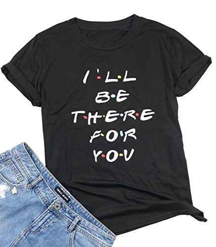 I'll be there for you friends t-shirt women color dot printed sho…
