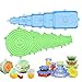 Tapas de Silicona Elásticas, 12 Tapas Rectangulares & Redondas Ajustables Silicona Cocina, Reutilizable Fundas para Alimentos Tapa Tazas, Boles, Lavavajillas, Refrigerador, Microondas, Horno