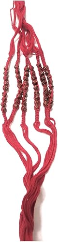 READYMADE LAXMI STRING/LAKSHMI STRING FOR LAXMI PRAYER SET OF 6 | WITH RUDRAKSHA BEAD | Made in India |
