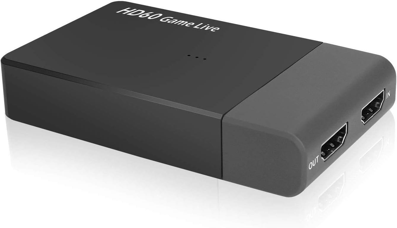 HDMI Audio & Video Capture Card, Game and Live Streaming Device (HD60 Video Capture Card)