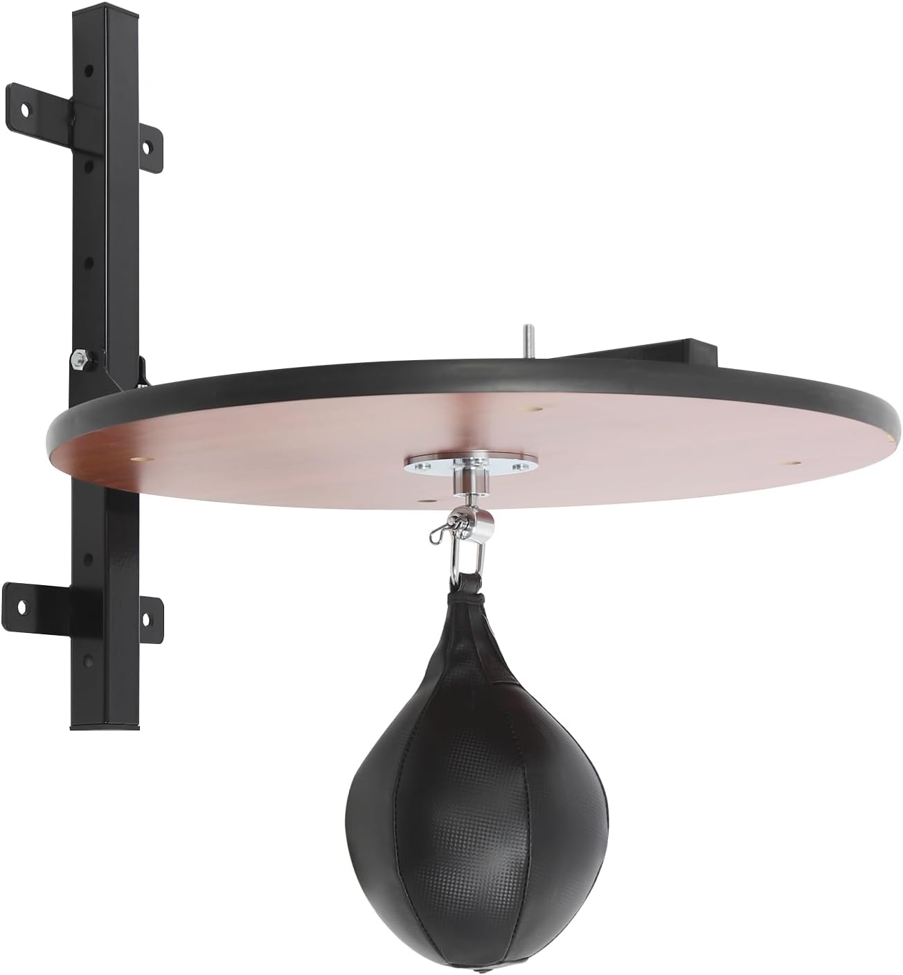 23.6 inches Speed Bag Platform Wall-Mounted Punching Boxing Training Full Kit with Air Pump Adjustable Height 360° Rotatable Ball for Boxing Gym MMA