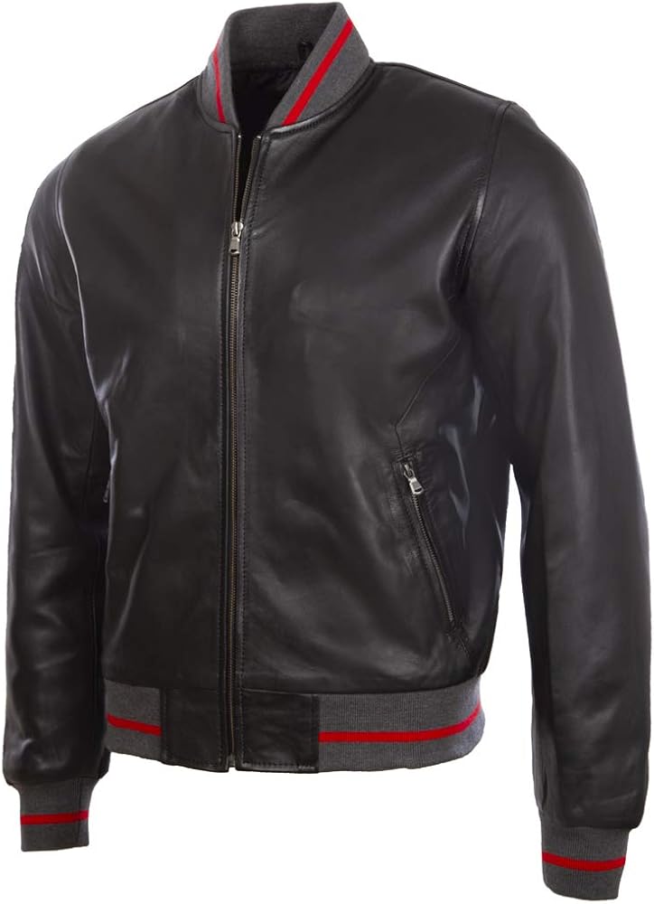 ジャケット・アウター PABLO VINCI Leather bomber jacket M PABLO VINCI パブロヴィンチ 24AW レザー ボンバー ジャケット Leather