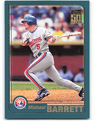 2001 Topps #179 Michael Barrett NM-MT Montreal Expos Baseball Montreal Expos