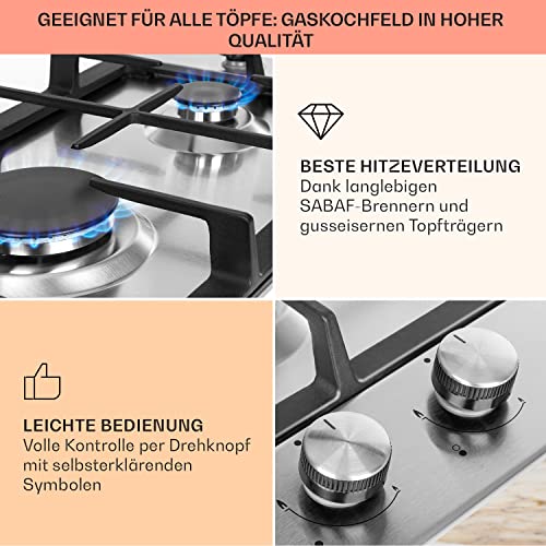 Gaskochfeld 2-flammig von Klarstein für Zuhause und Camping
