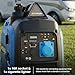 Hyundai 3.3kW / 3300W Petrol Inverter Generator, 3.0kW Continuous, Recoil Start, Pure Sine Wave, 16A Industrial Socket Low Noise Power for Caravans & Motorhomes