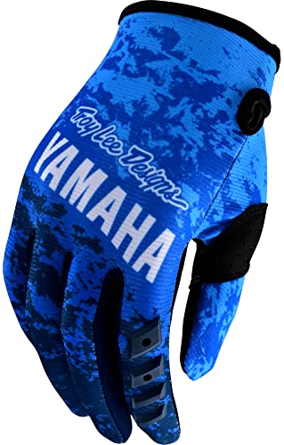 Troy Lee Designs Offroad Motocross Dirt Bike Atv Motorcycle Powersports Yamaha Racing Gloves For Boys Girls, Youth Gp (Blue, Small) #TOP23