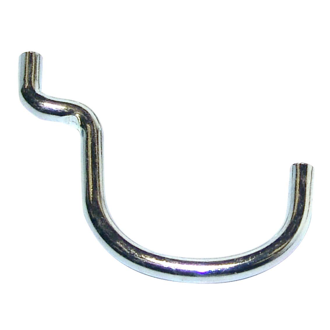 6PK 1/8" 1"Cur Peg Hook