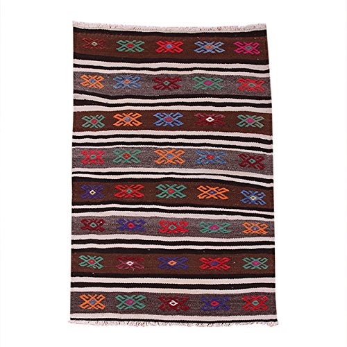 Amazon | オールドキリム ジジム ボーダー チュアル トルコ 110×69cm