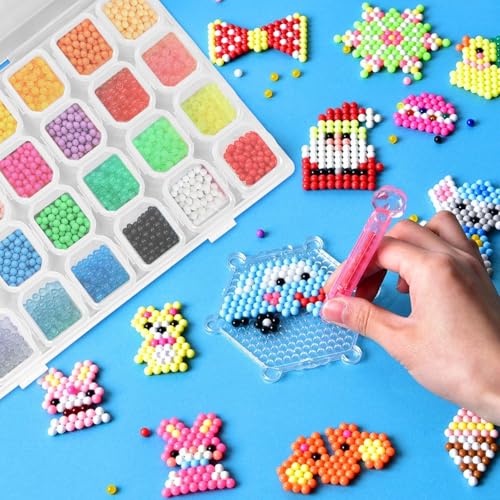 Image of Diamond Painting Bead Storage Containers, Diamond Art Accessories，1 Pack 28 Grids with White Labels， Rectangle Clear Craft Supply Case (1)