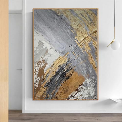Tableau toile géométrie abstraite grand format pour décorer un mur