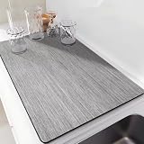 Morbuy Alfombrilla Escurreplatos, Absorbente Alfombrilla Cafetera de Secado...