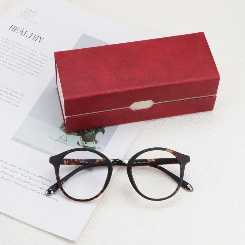 Image of VisionGlobal Hard Shell Eyeglass Case for Eyeglasses and Sunglasses for Men /Women and Kids