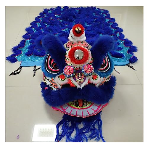 Traje da mascote da dança do leão lã dança do leão ano novo chinês mascote da dança do leão dança do
