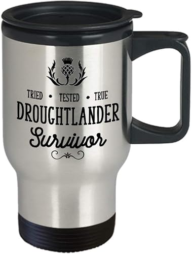 Miniatura 2 de Droughtlander Survivor Taza de viaje Outlander regalo para abanico regalo para ella regalos de Navidad para mujeres divertido Outlander tazas de té