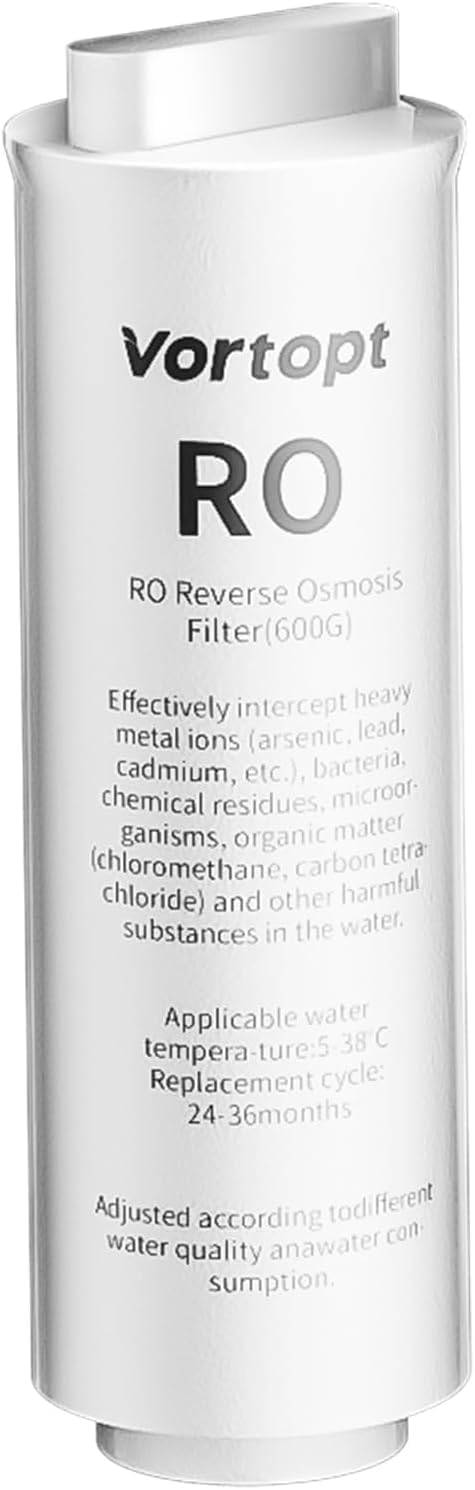 Vortopt R1-HPPC NSF Certified Replacement Filter,Compatible with R1 RO System,Reduces Chlorine,Sediment,6-12 Month Lifespan1.