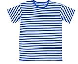 narrenkiste Ma23334-L blau-weiß Ringel T-SIRT Kurzarm Marine Shirt Gr.L