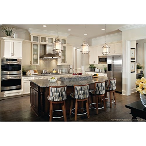 Progress Lighting 1-Light Foyer Pendant, Bay Court Collection, Indoor, P3701-09, Brushed Nickel - Image 7