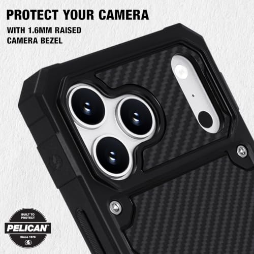 Image of Pelican Shield Phone Case for iPhone 18 Pro - MagSafe Compatible - Carbon