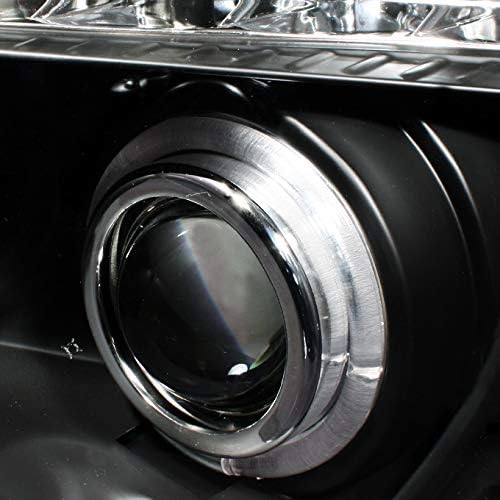 Miniatura 4 de AKKON - Para faros delanteros Pontiac Grand Prix 2004-2008 con doble halo negro - Juego de pares