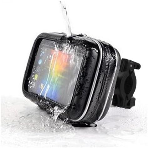Mofun Cycle / Bike / Bicycle & Motorbike Waterproof Holder Mount and Case for GPS Sat Nav Models up to 5" Models Including the TomTom One v1-v4, Go Series, Go Live Series, Navigon Easy Series ,Navman EZY, EZY wide/adv ,Binatone A350, B350，Magellan Maestro 3000/400, Crossover, Roadmate 1000 Series and Many Others+ 2x Foam Pads (gift)