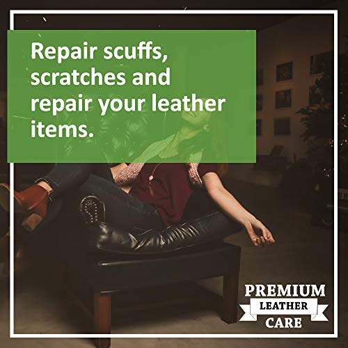 Griffin Brown Leather Dye With Applicator - Leather Repair And Scratch Repair For Shoes, Boots, Leather Furniture And More! (2.5 Oz) - Made In The Usa #TOP1