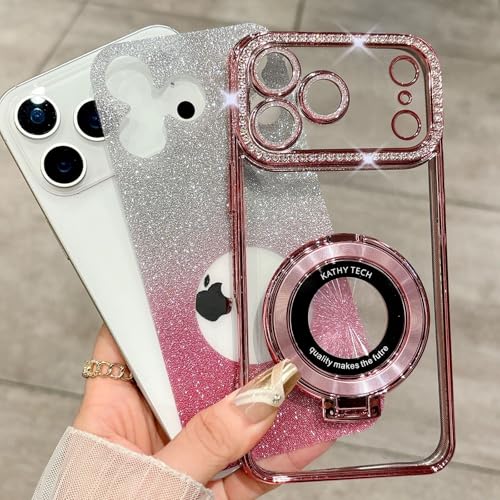 Coque iPhone 14 Pro bleu silicone rigide protection anneau strass