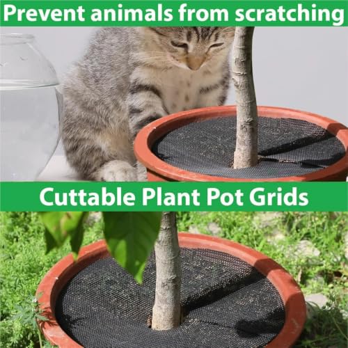 Protecteur de terreau pour éviter la terre renversée par les chats - 7