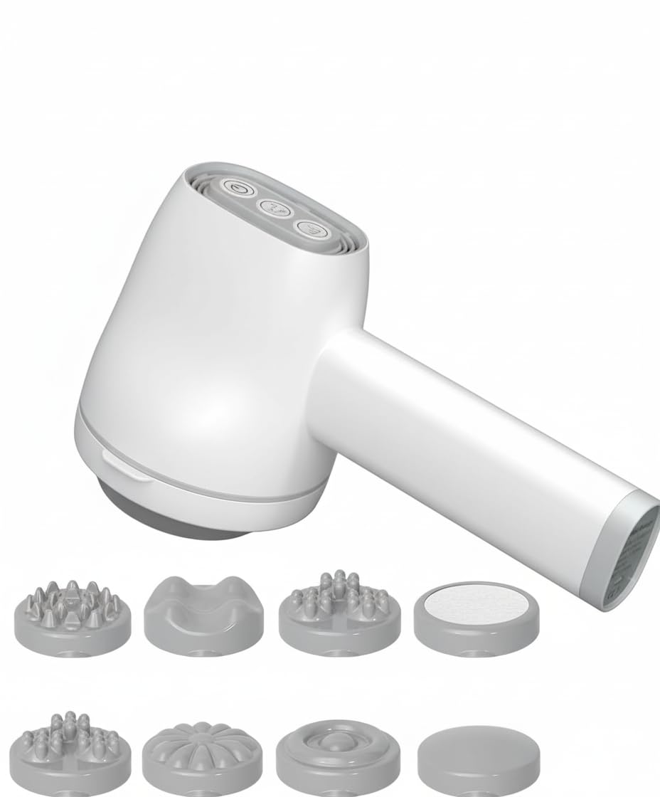 – KASTWAVE Body Sculpting Machine, Wireless Handheld Electric Cellulite Massager, Massagers Deep Tissue with Touch Screen, Lymphatic Drainage Machine with 8 Massage Attachment