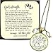 24" Jesus Fish Faith Necklace But the Lord Stood With And Gave Me Strength Scripture Christian Jewelry For Women