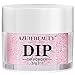 AZUREBEAUTY Nail Dip Powder Pink Glitter Color, Dipping Powder French Nail Art Starter Manicure Salon DIY at Home, Odor-Free and Long-Lasting, No Needed Nail Lamp Curing, 1 Oz