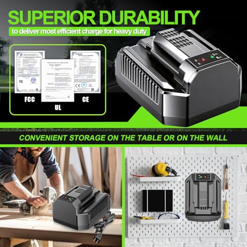 Surpowtec 4.0A Fast Charger Replace for EGO Battery Charger CH2100/CH3200/CH5500/CH7000, Compatible with EGO Power+ Battery BA2800 BA1400 BA2242T BA3360T BA4200 by Surpowtec - Image 7