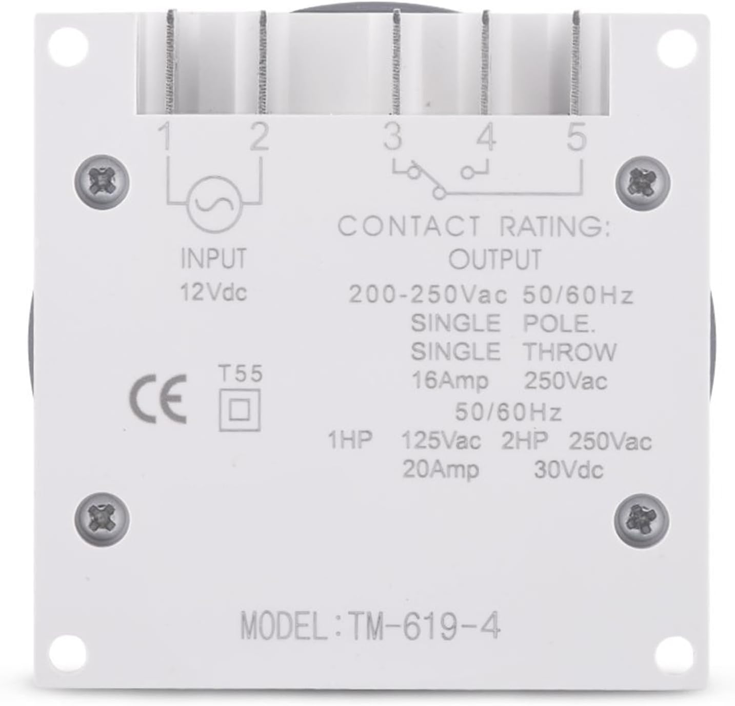 Digital Weekly Programmable 12V DC Timer Switch with Waterproof Cover Relay Inside