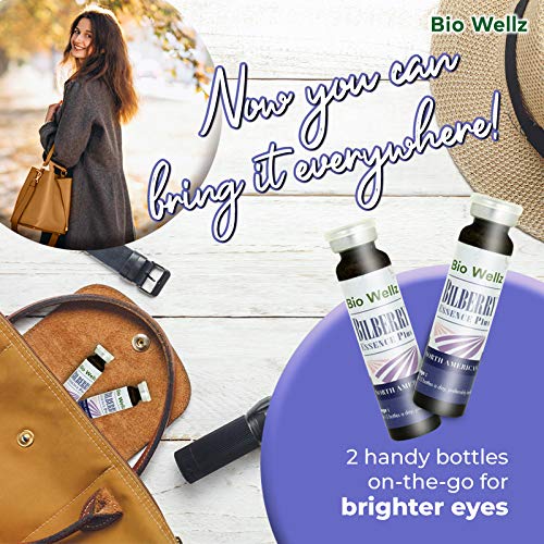 Bio Wellz 3X Bio Wellz Bilberry Essence Plus, For Dry, Puffy Eyes (Long Hours Use Of Computer, Mobile Devices, Television), Natural Supplement, Antioxidant To Fight Free Radicals, No Additives 36'S #TOP4