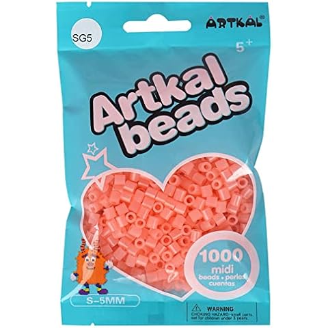 Artkal Glow in The Dark Melting Beads 1000 Fusion Beads Compatible with Perler Beads Hama Beads, 5mm Fuse Beads for Art Crafts Cover