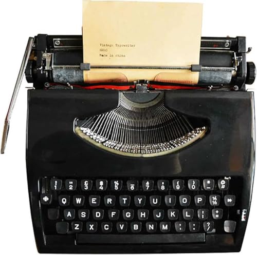 MGXYMPC Classic Nostalgia - Máquina de escribir manual retro portátil, tradicional y antigua, inglesa